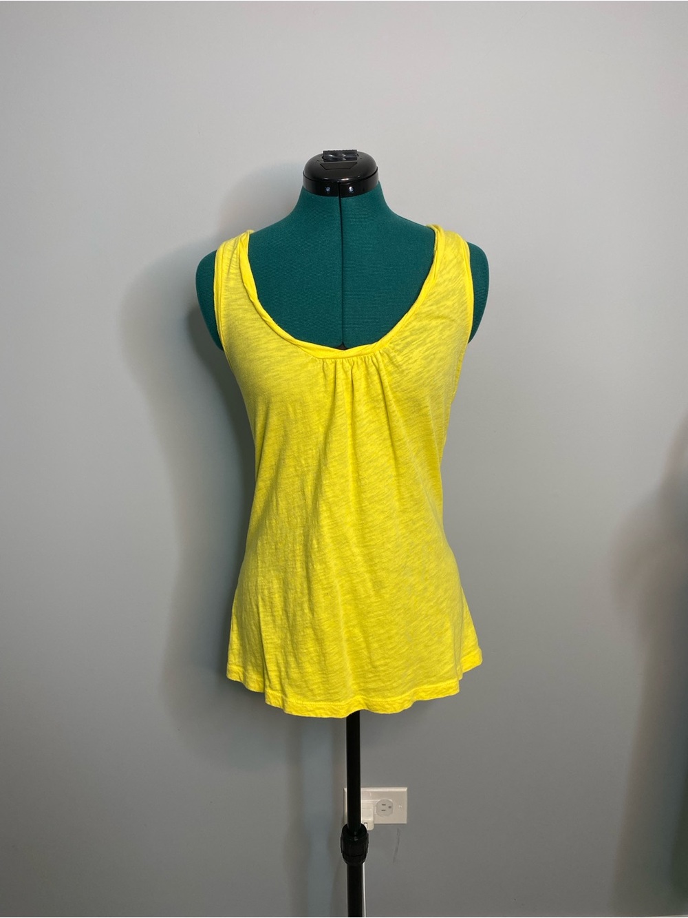 Women’s Bright Yellow Scoop Neck Tank